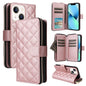 Crossbody Rhombic Zipper Tower Buckle Leather Phone Case with Lanyard, For iPhone SE 2022 / 2020 / 8 / 7, For iPhone 13 Pro Max, For iPhone 13 Pro, For iPhone 13 mini