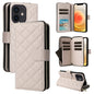 Crossbody Rhombic Zipper Tower Buckle Leather Phone Case with Lanyard, For iPhone 12 / 12 Pro, For iPhone 12 Pro Max, For iPhone 12 mini, For iPhone 11 Pro Max