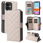 Crossbody Rhombic Zipper Tower Buckle Leather Phone Case with Lanyard, For iPhone 11, For iPhone 11 Pro, For iPhone X / XS, For iPhone XR