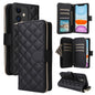 Crossbody Rhombic Zipper Tower Buckle Leather Phone Case with Lanyard, For iPhone 11, For iPhone 11 Pro, For iPhone X / XS, For iPhone XR
