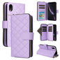 Crossbody Rhombic Zipper Tower Buckle Leather Phone Case with Lanyard, For iPhone 11, For iPhone 11 Pro, For iPhone X / XS, For iPhone XR
