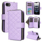 Crossbody Rhombic Zipper Tower Buckle Leather Phone Case with Lanyard, For iPhone 18 / 17, For iPhone 18 Pro / 17 Pro, For iPhone 18 Pro Max / 17 Pro Max, For iPhone 17e / 16e