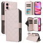 Crossbody Rhombic Zipper Tower Buckle Leather Phone Case with Lanyard, For iPhone 18 / 17, For iPhone 18 Pro / 17 Pro, For iPhone 18 Pro Max / 17 Pro Max, For iPhone 17e / 16e