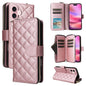 Crossbody Rhombic Zipper Tower Buckle Leather Phone Case with Lanyard, For iPhone 18 / 17, For iPhone 18 Pro / 17 Pro, For iPhone 18 Pro Max / 17 Pro Max, For iPhone 17e / 16e