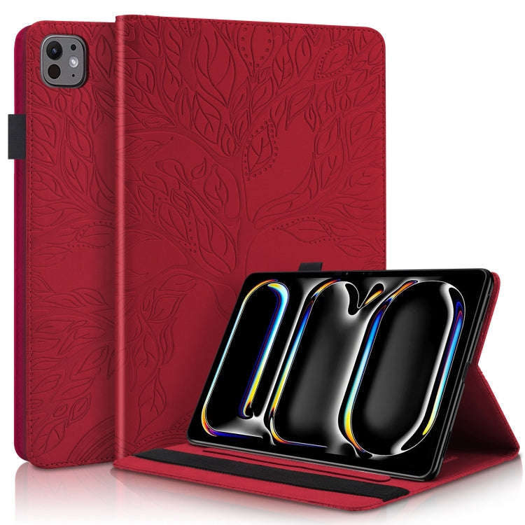 Tree Life Series Embossed Smart Leather Tablet Case