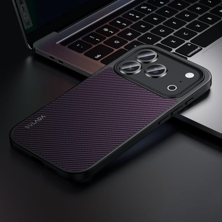 SULADA 600D Kevlar Texture PC Shockproof Phone Case, For iPhone 18 Pro, For iPhone 18 Pro Max, For iPhone 17 Pro Max, For iPhone 17 Pro, For iPhone 17, For iPhone Air
