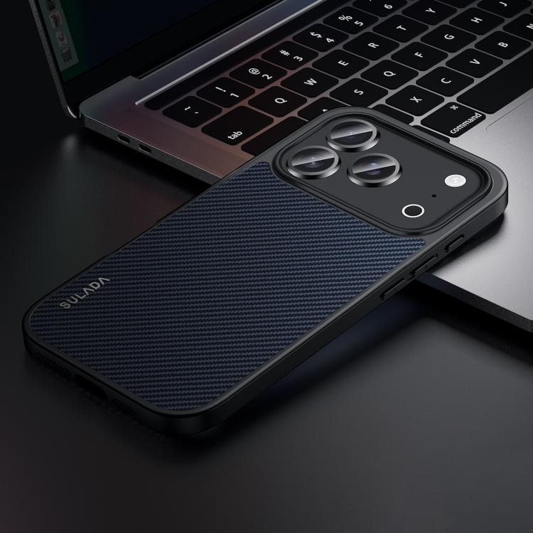 SULADA 600D Kevlar Texture PC Shockproof Phone Case, For iPhone 18 Pro, For iPhone 18 Pro Max, For iPhone 17 Pro Max, For iPhone 17 Pro, For iPhone 17, For iPhone Air