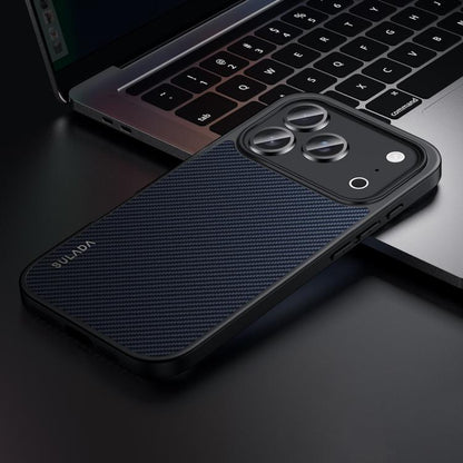 SULADA 600D Kevlar Texture PC Shockproof Phone Case, For iPhone 18 Pro, For iPhone 18 Pro Max, For iPhone 17 Pro Max, For iPhone 17 Pro, For iPhone 17, For iPhone Air