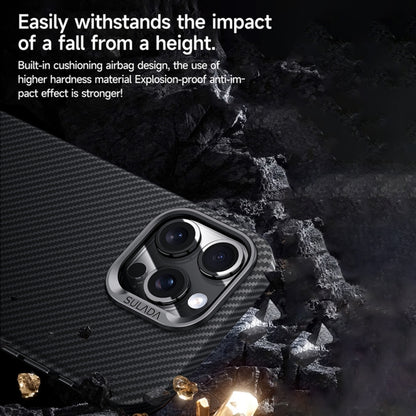 SULADA 600D Kevlar Texture PC Shockproof Phone Case, For iPhone 18 Pro, For iPhone 18 Pro Max, For iPhone 17 Pro Max, For iPhone 17 Pro, For iPhone 17, For iPhone Air