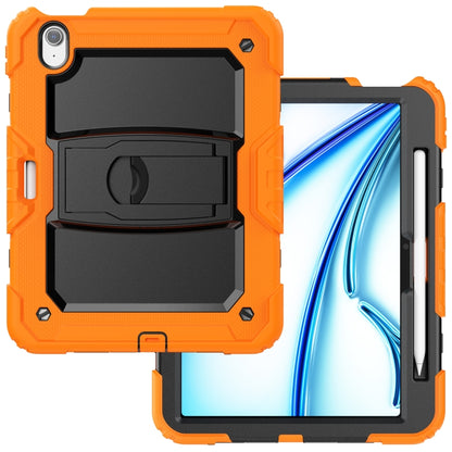 Silicone Hydric PC Tablet Case with Shoulder Strap & Holder, For iPad Air 11 2026 / 2025 / 2024