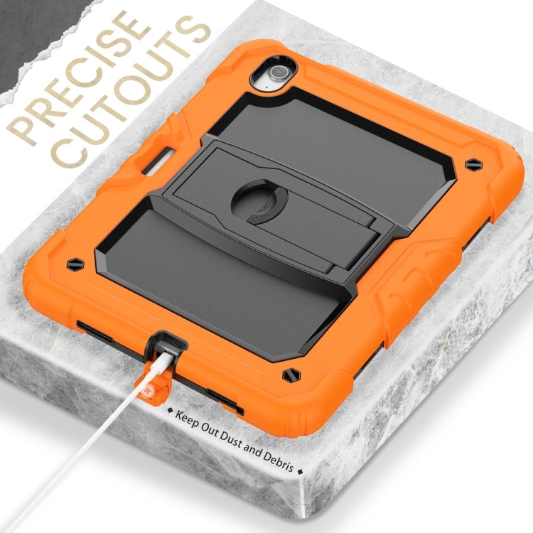 Silicone Hydric PC Tablet Case with Shoulder Strap & Holder, For iPad Air 11 2026 / 2025 / 2024