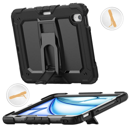 Silicone Hydric PC Tablet Case with Shoulder Strap & Holder, For iPad Air 11 2026 / 2025 / 2024