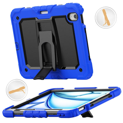 Silicone Hydric PC Tablet Case with Shoulder Strap & Holder, For iPad Air 11 2026 / 2025 / 2024