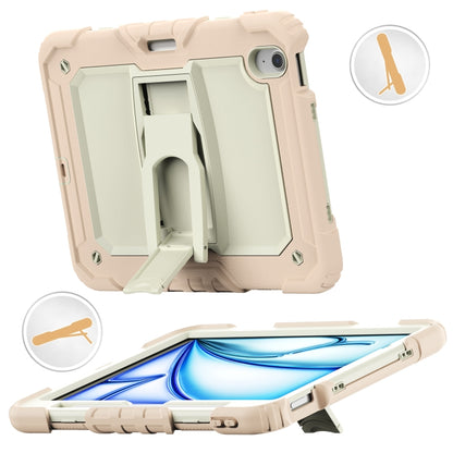 Silicone Hydric PC Tablet Case with Shoulder Strap & Holder, For iPad Air 11 2026 / 2025 / 2024