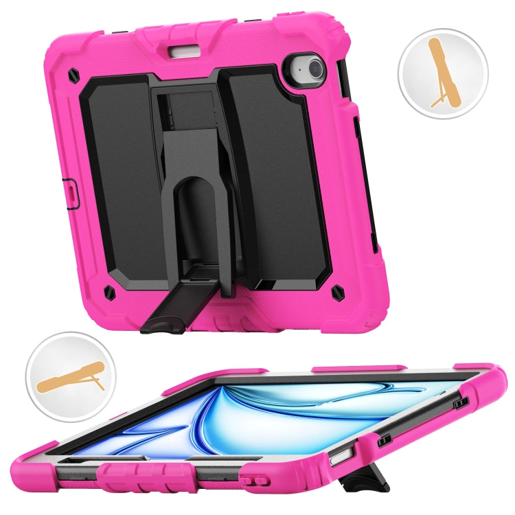 Silicone Hydric PC Tablet Case with Shoulder Strap & Holder, For iPad Air 11 2026 / 2025 / 2024
