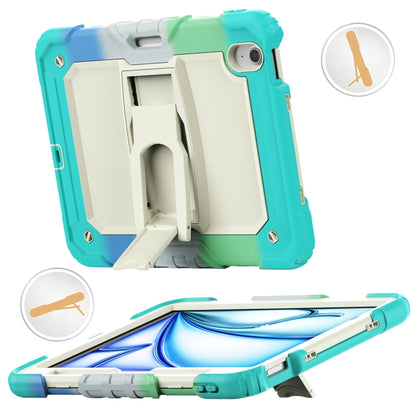 Silicone Hydric PC Tablet Case with Shoulder Strap & Holder, For iPad Air 11 2026 / 2025 / 2024