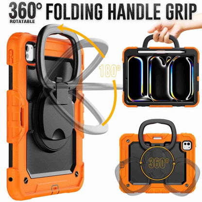 Handle Silicone Hydric PC Tablet Case with Shoulder Strap