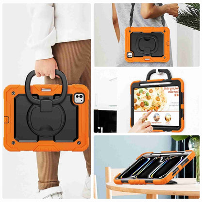Handle Silicone Hydric PC Tablet Case with Shoulder Strap