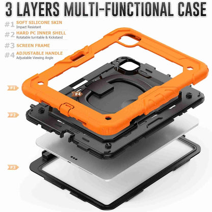 Handle Silicone Hydric PC Tablet Case with Shoulder Strap