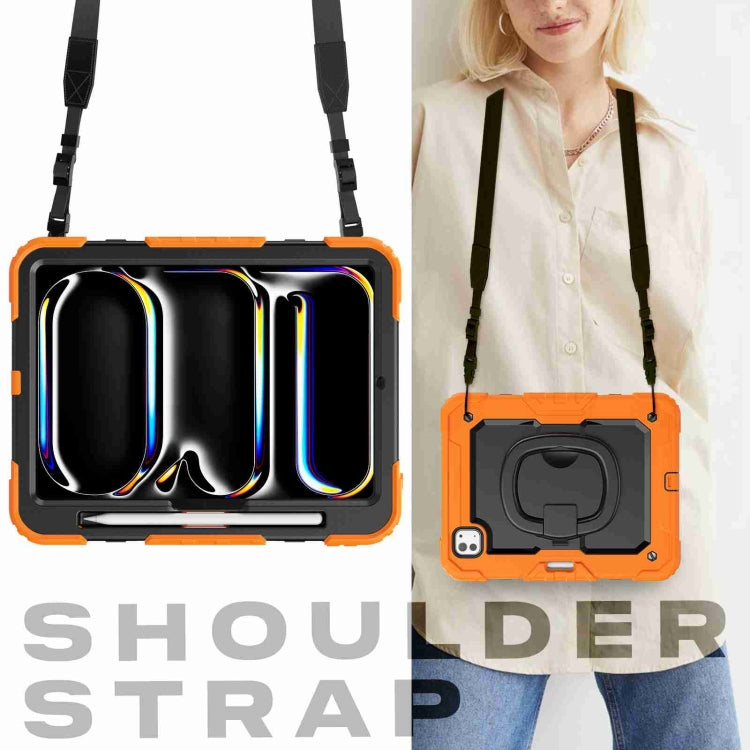 Handle Silicone Hydric PC Tablet Case with Shoulder Strap