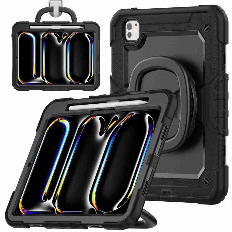 Handle Silicone Hydric PC Tablet Case with Shoulder Strap