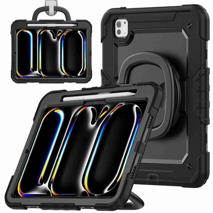 Handle Silicone Hydric PC Tablet Case with Shoulder Strap