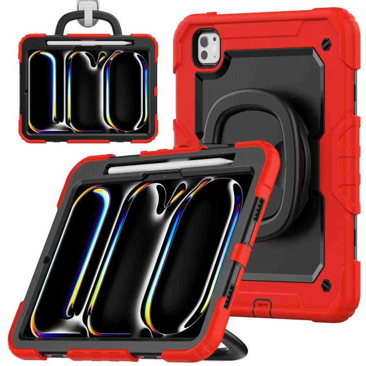 Handle Silicone Hydric PC Tablet Case with Shoulder Strap