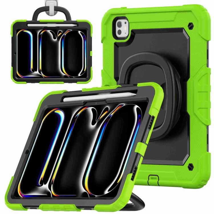 Handle Silicone Hydric PC Tablet Case with Shoulder Strap