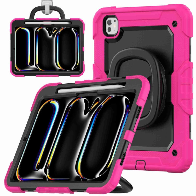 Handle Silicone Hydric PC Tablet Case with Shoulder Strap