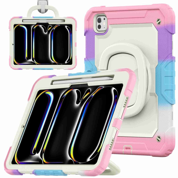 Handle Silicone Hydric PC Tablet Case with Shoulder Strap
