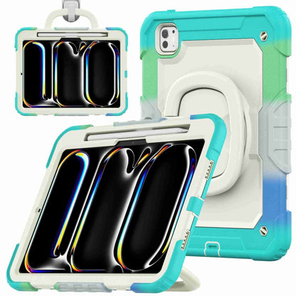 Handle Silicone Hydric PC Tablet Case with Shoulder Strap