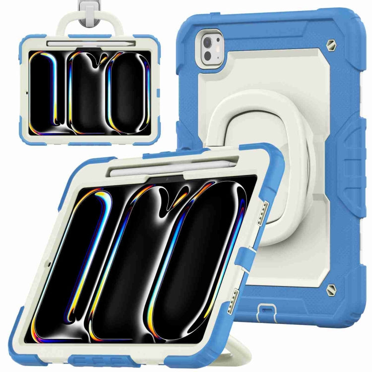Handle Silicone Hydric PC Tablet Case with Shoulder Strap