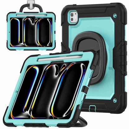 Handle Silicone Hydric PC Tablet Case with Shoulder Strap