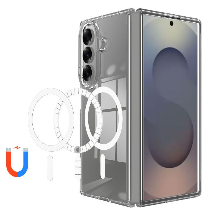 Scratchproof PC Transparent MagSafe Phone Case, For Samsung Galaxy Z Fold7, For Samsung Galaxy Z Flip6 / Flip7 FE, For Samsung Galaxy Z Fold6