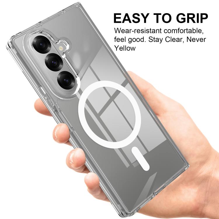 Scratchproof PC Transparent MagSafe Phone Case, For Samsung Galaxy Z Fold7, For Samsung Galaxy Z Flip6 / Flip7 FE, For Samsung Galaxy Z Fold6