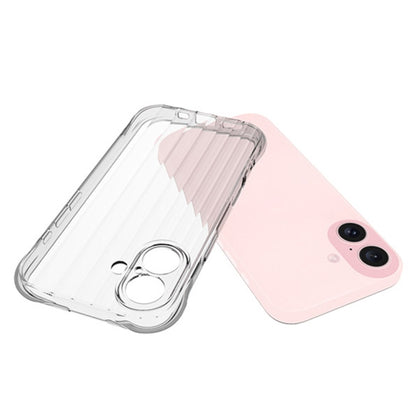 Water Ripple Fine Hole TPU Phone Case, For iPhone 16 Plus, For iPhone 16