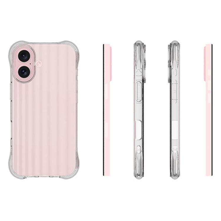 Water Ripple Fine Hole TPU Phone Case, For iPhone 16 Plus, For iPhone 16