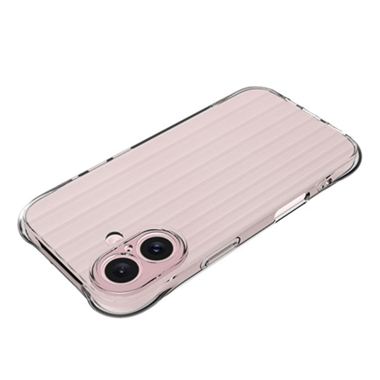 Water Ripple Fine Hole TPU Phone Case, For iPhone 16 Plus, For iPhone 16