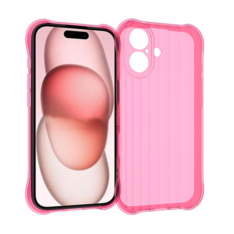 Water Ripple Fine Hole TPU Phone Case, For iPhone 16 Plus, For iPhone 16