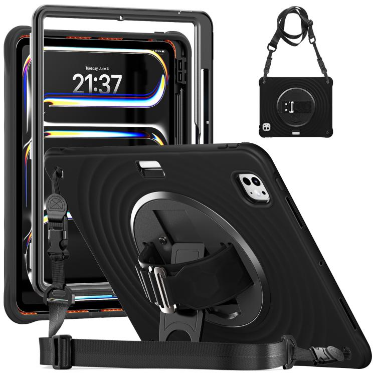 Rotation Holder Silicone Hybrid PC Tablet Case