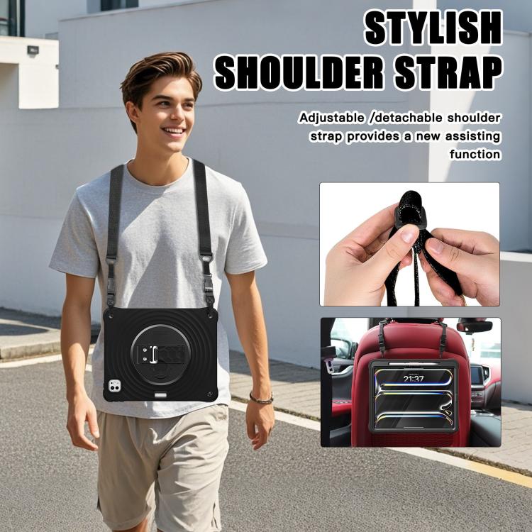 Rotation Holder Silicone Hybrid PC Tablet Case