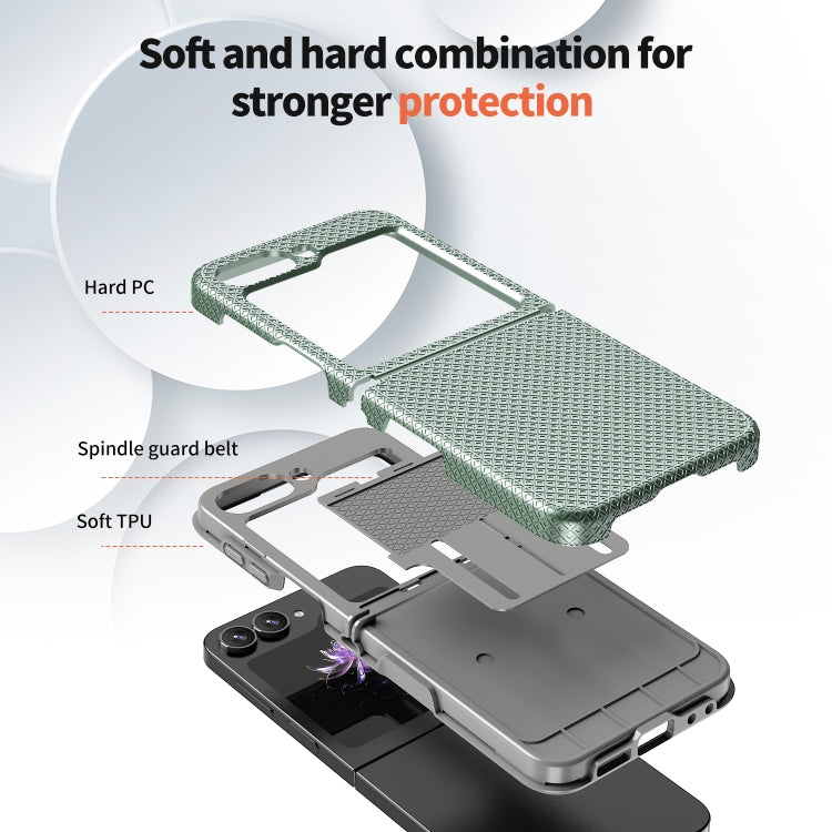 Checkered Pattern TPU+PC Shockproof Phone Case, For Samsung Galaxy Z Flip6 / Flip7 FE