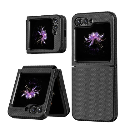 Checkered Pattern TPU+PC Shockproof Phone Case, For Samsung Galaxy Z Flip6 / Flip7 FE