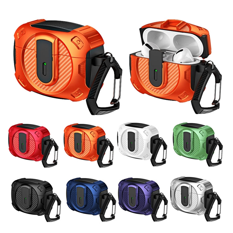Lock Shockproof Bluetooth Earphone Protective Case, For AirPods Pro, For AirPods 2 / 1