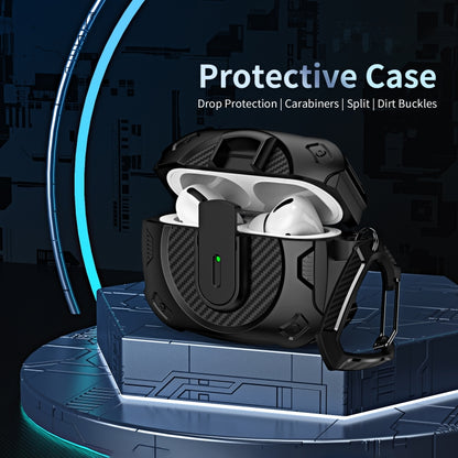 Lock Shockproof Bluetooth Earphone Protective Case, For AirPods Pro, For AirPods 2 / 1