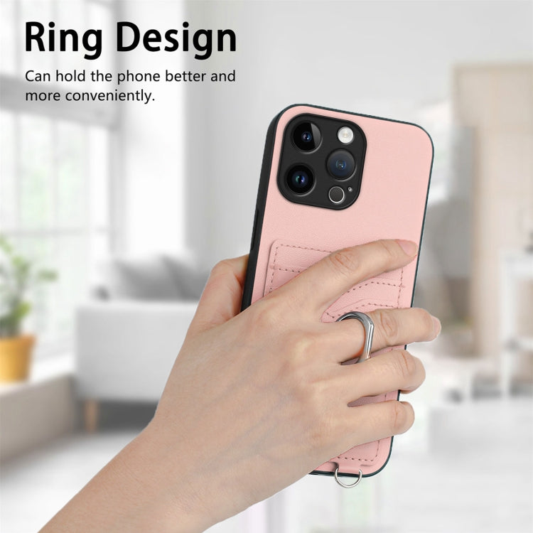 R20 Ring Card Holder Phone Case, For iPhone 15 Pro Max, For iPhone 15 Pro, For iPhone 15 Plus, For iPhone 15