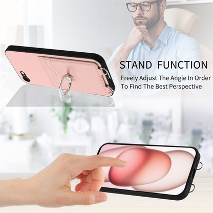 R20 Ring Card Holder Phone Case, For iPhone SE 2022 / SE 2020 / 8, For iPhone 13 Pro Max, For iPhone 13 Pro, For iPhone 13