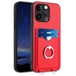 R20 Ring Card Holder Phone Case, For iPhone SE 2022 / SE 2020 / 8, For iPhone 13 Pro Max, For iPhone 13 Pro, For iPhone 13