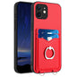 R20 Ring Card Holder Phone Case, For iPhone 13 mini, For iPhone 12, For iPhone 12 Pro Max, For iPhone 12 Pro