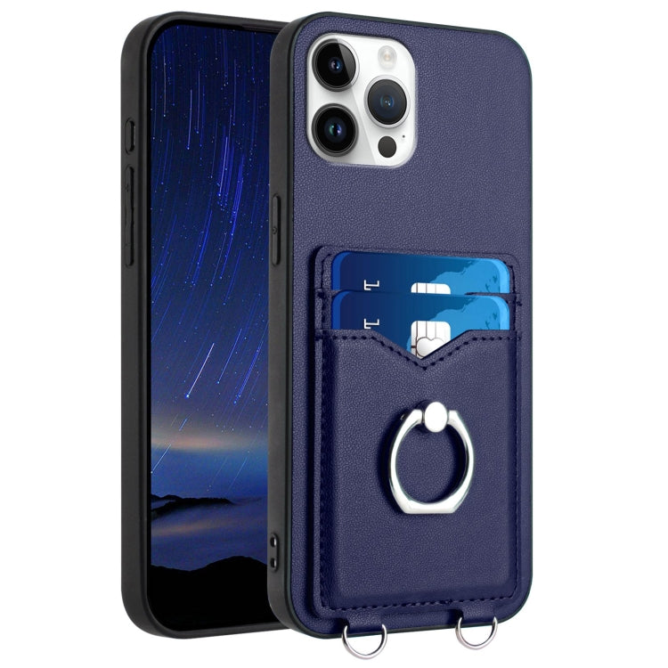 R20 Ring Card Holder Phone Case, For iPhone 13 mini, For iPhone 12, For iPhone 12 Pro Max, For iPhone 12 Pro